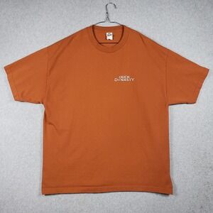 Duck Dynasty Brothers of the Beard Shirt Mens 2XL Orange‎ Alstyle Graphic Tee